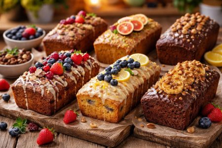 table-bois-cakes-gluten-fruits-noix
