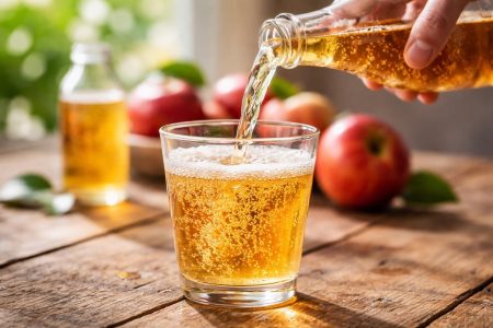 main-versant-jus-pomme-verre