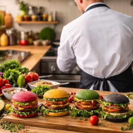 chef-cuisine-burgers-vegetariens-legumes