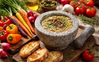 table-rustique-anchoiade-legumes-pain