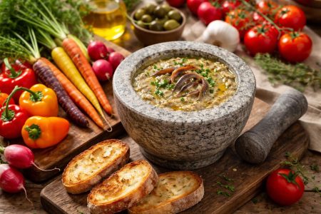 table-rustique-anchoiade-legumes-pain