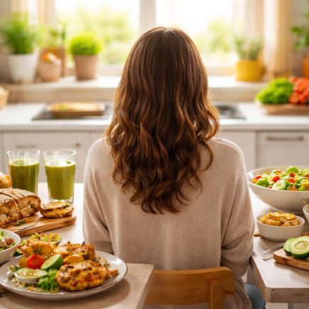 femme-table-cuisine-produits-frais