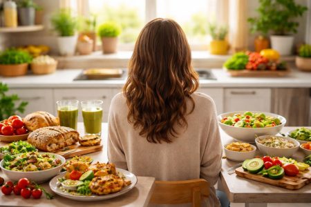 femme-table-cuisine-produits-frais