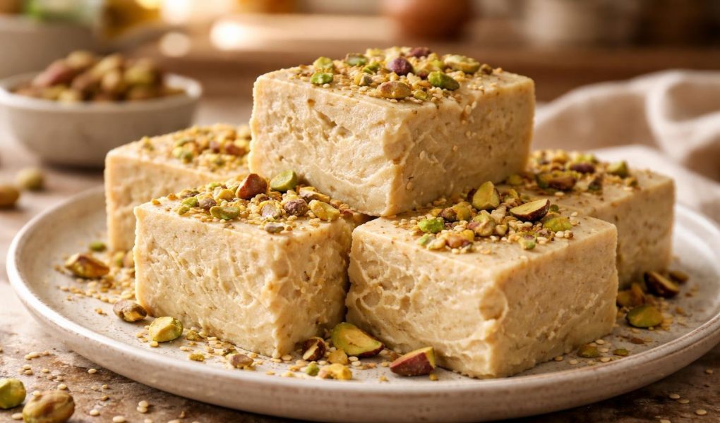 halva-cremeux-graines-sesame-pistaches