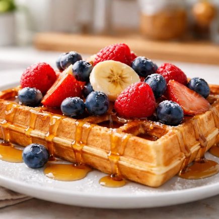 gaufre-fruits-sirop-cuisine-lumineuse