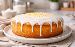 gateau-yaourt-assiette-blanche-cuisine