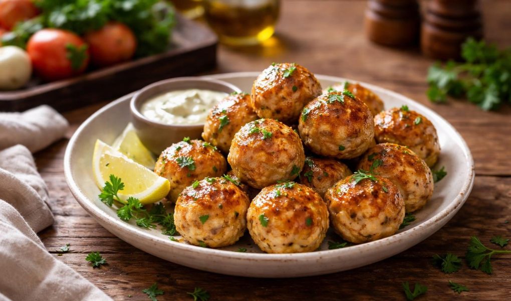 boulettes-poulet-fines-herbes-table