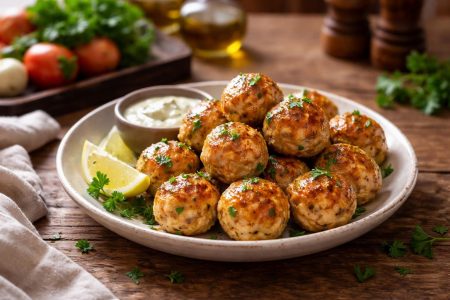 boulettes-poulet-fines-herbes-table