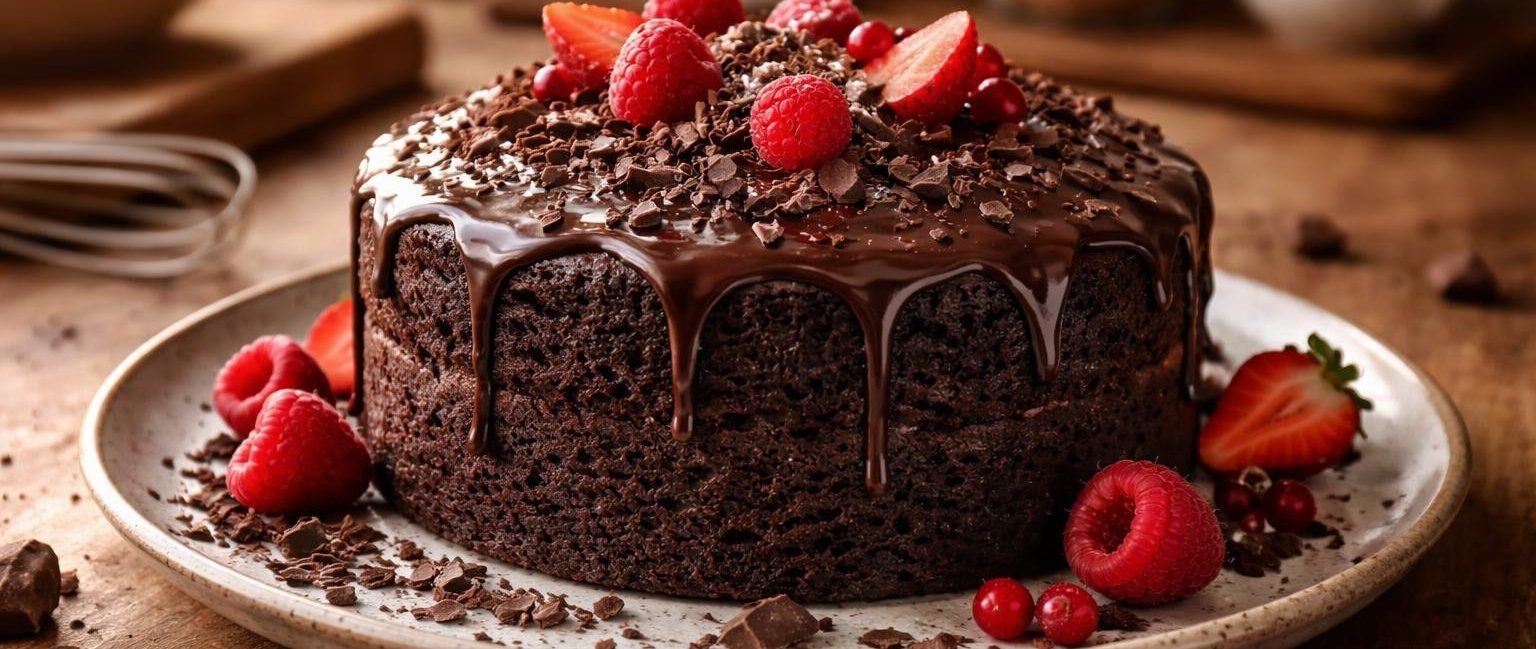 gateau-chocolat-fruits-rouges-cuisine