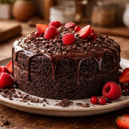 gateau-chocolat-fruits-rouges-cuisine