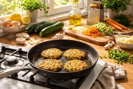 cuisine-lumineuse-ingredients-frais-galettes-cuisson