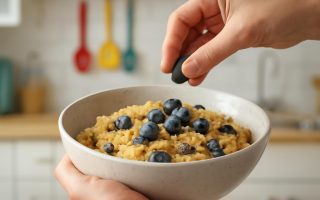 Comment Faire des Cookies sans Four aux Myrtilles : la Recette Facile