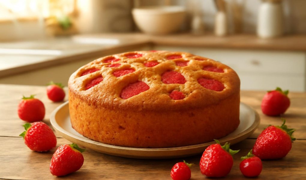 Comment Faire un Gâteau Moelleux aux Fraises sans Gluten sans Lactose