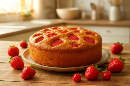 Comment Faire un Gâteau Moelleux aux Fraises sans Gluten sans Lactose