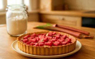 Comment Faire une Tarte à la Rhubarbe Vegan : la Recette Facile