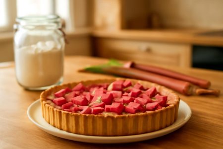 Comment Faire une Tarte à la Rhubarbe Vegan : la Recette Facile