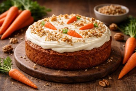 gateau-carotte-glacage-table-bois