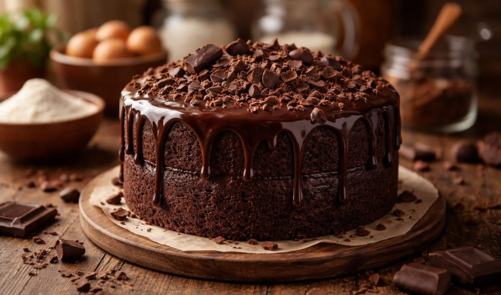 gateau-chocolat-miettes-table-cuisine