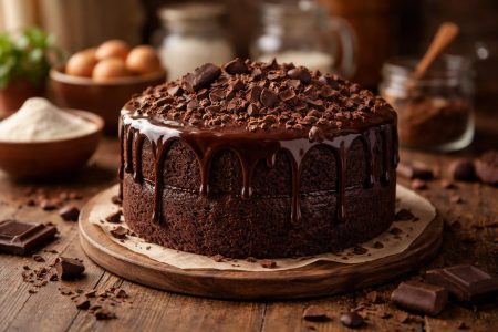 gateau-chocolat-miettes-table-cuisine