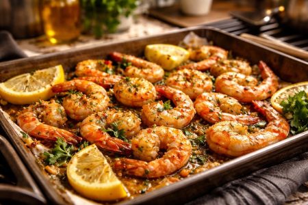 crevettes-dorees-citron-herbes-epices